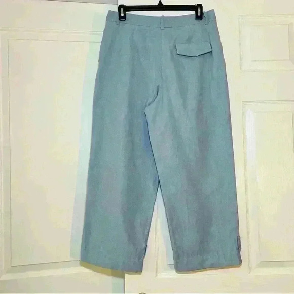 Zara Wide Leg Cropped Cotton Pants - Picture 10 of 10